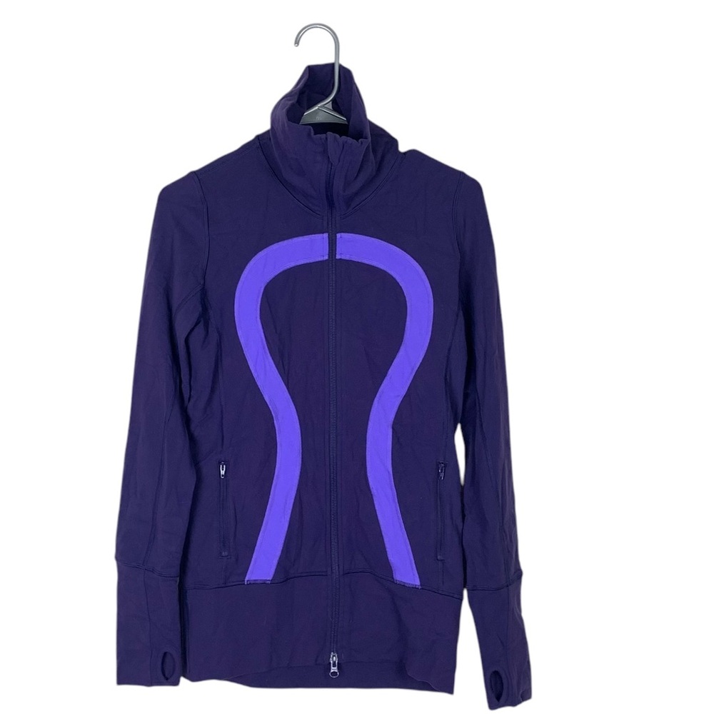 Lululemon in stride full zip jacket size 4 athletic activewear